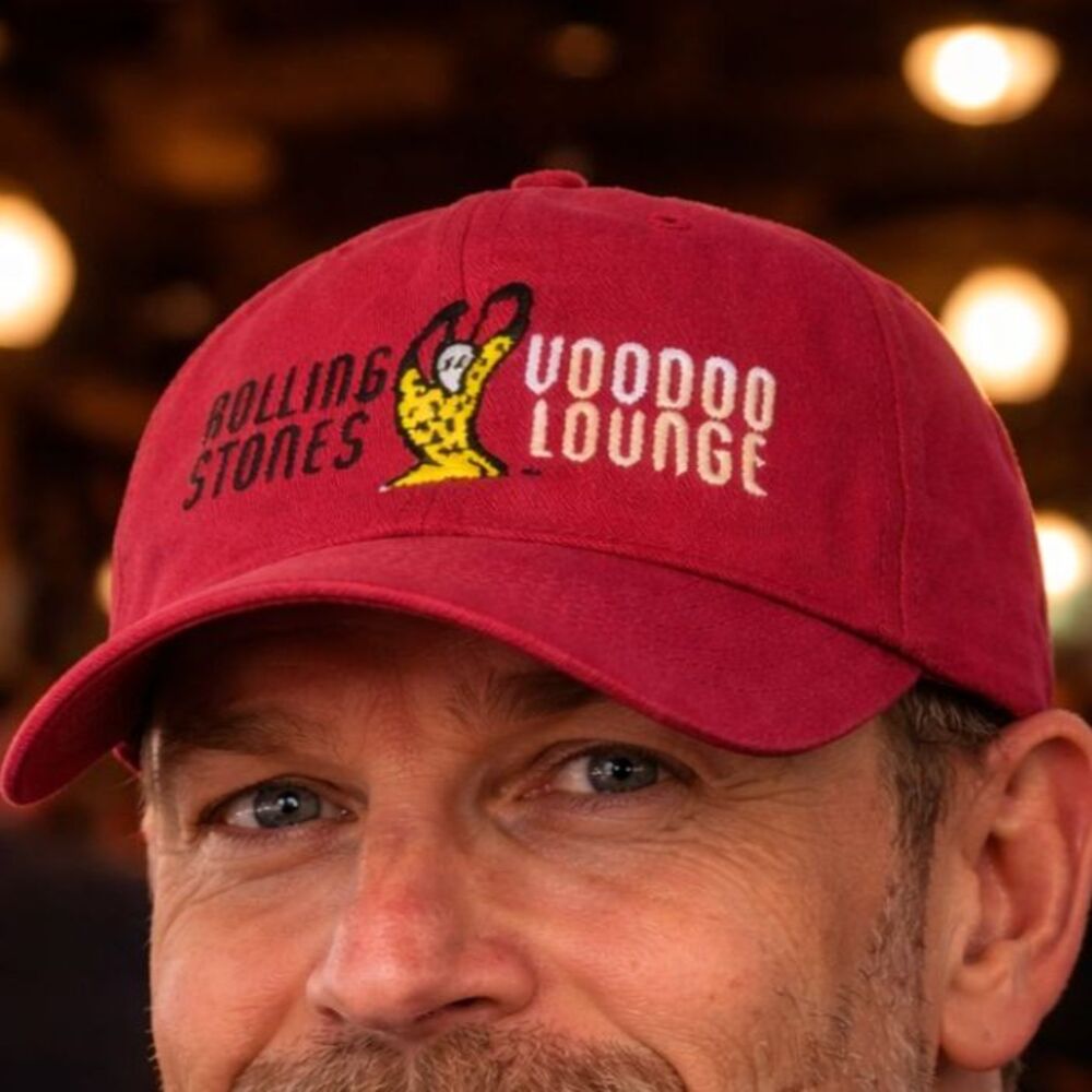 Rolling Stones Voodoo Lounge 1995 Tour Snapback Baseball Hat Cap Otto Wool / Acr